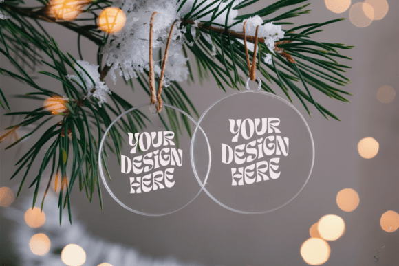 Acrylic Ornament Mockup: Premium Graphics & Product Mockups