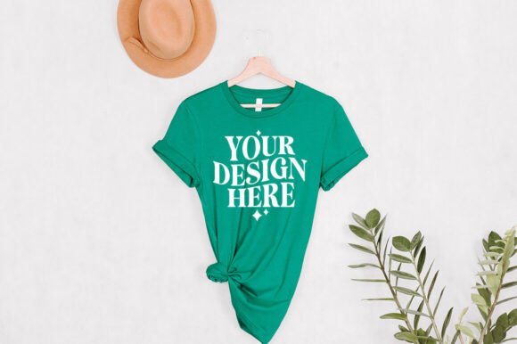 Bella Canvas 3001 Hanging Kelly Mockup: A Designer's Review