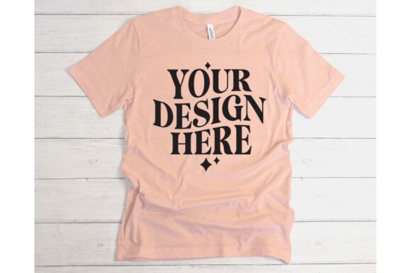 Bella Canvas Heather Peach Mockup: A Designer's Review