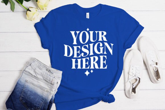 Bella Canvas Royal Mockup: Premium Graphics for Product Mockups