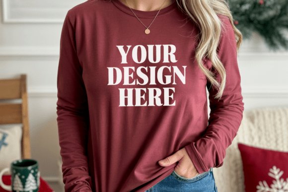 Christmas BC 3501 Mockup: Graphics & Product Mockups