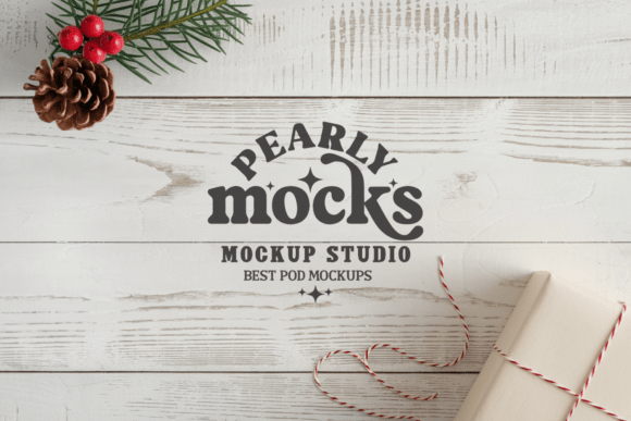 Christmas Flat Lay Mockup 8: Graphics for Product Mockups