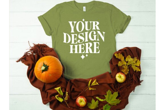 Fall Bella Canvas 3001 Mockup 2: Essential Graphics for Product Mockups