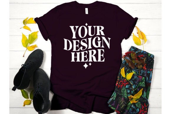 Fall Bella Canvas 3001 Mockup 31: Essential Graphics