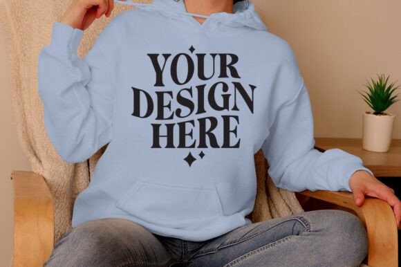 Gildan 18500 Hoodie Mockup: Graphics for Product Mockups