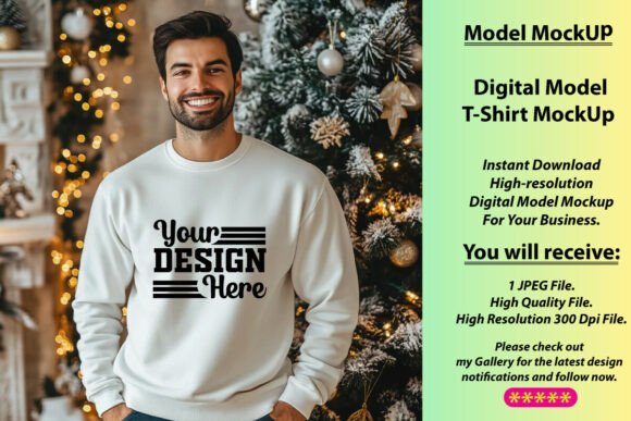 Gildan 18500 Men Christmas Hoodie Mockup: Graphics Review