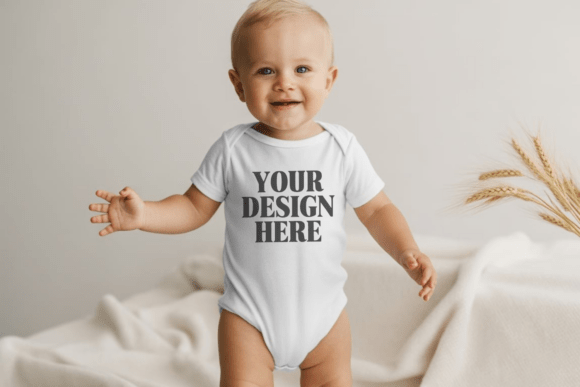 Rabbit Skins 4400 Baby Bodysuit Mockup 2 Review
