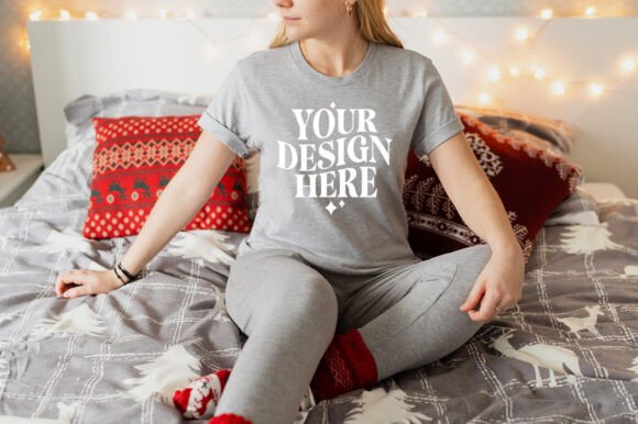 Review: Christmas Bella Canvas 3001 Mockup 35 for Designers