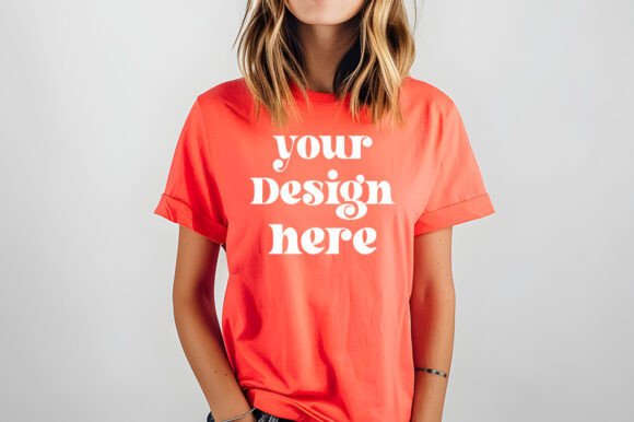Review: Comfort Colors 1717 Neon-Orange Mockup for Designers