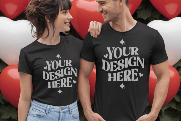 Review: Valentine's Day Couple Shirt Mockup 18