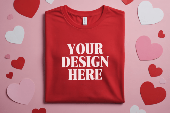 Review: Valentine's Day Flat Lay Shirt Mockup 53