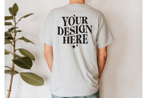 Trendy Gildan 2000 Sport Grey Mockup