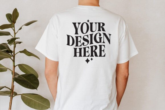 Trendy Gildan 2000 White Mockup: Graphics & Product Mockups