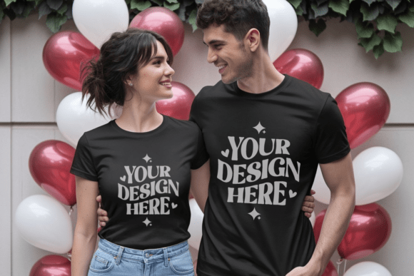Valentine's Couple Mockup: Graphics & Product Mockups