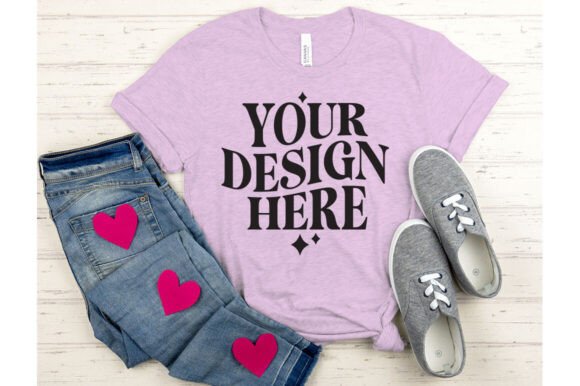 Valentine's Day BC3001 Mockup: Graphics & Product Mockups