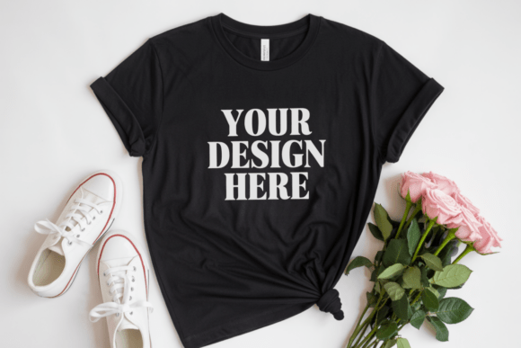 Valentine's Flat Lay Mockup: Graphics & Product Mockups